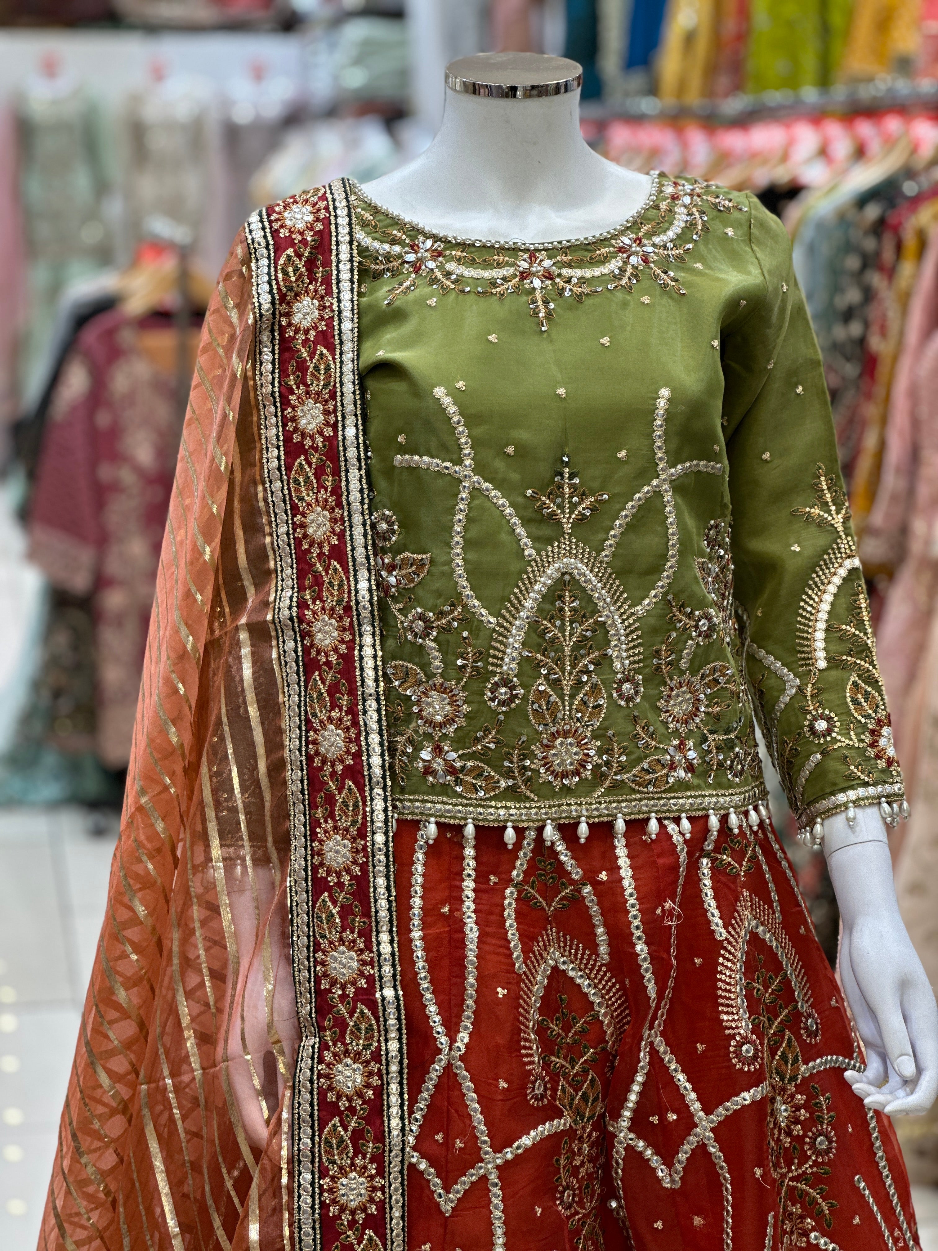 SINGHAR WEDDING LEHNGA CHOLI COLLECTION-VOLUME 2 AD-04 - Image 6