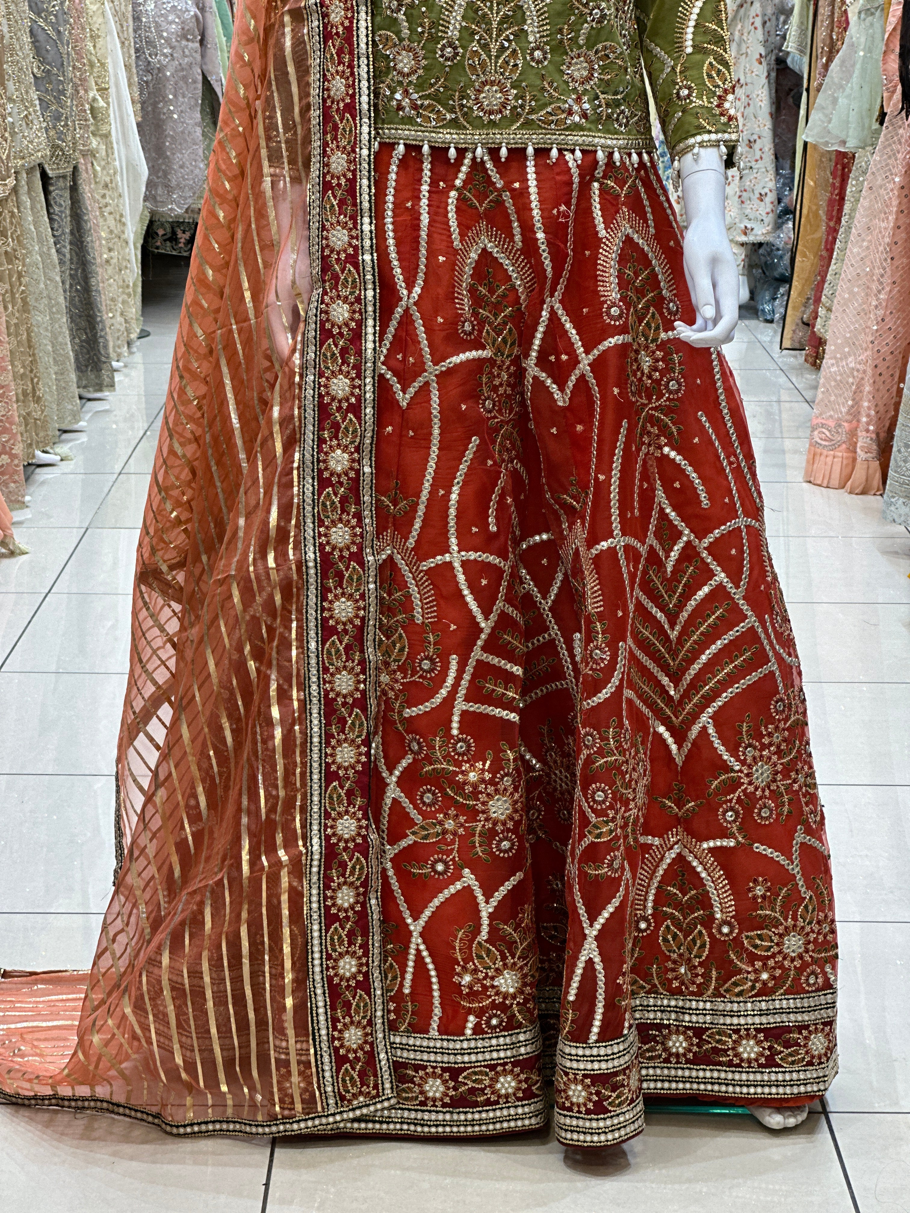 SINGHAR WEDDING LEHNGA CHOLI COLLECTION-VOLUME 2 AD-04 - Image 7