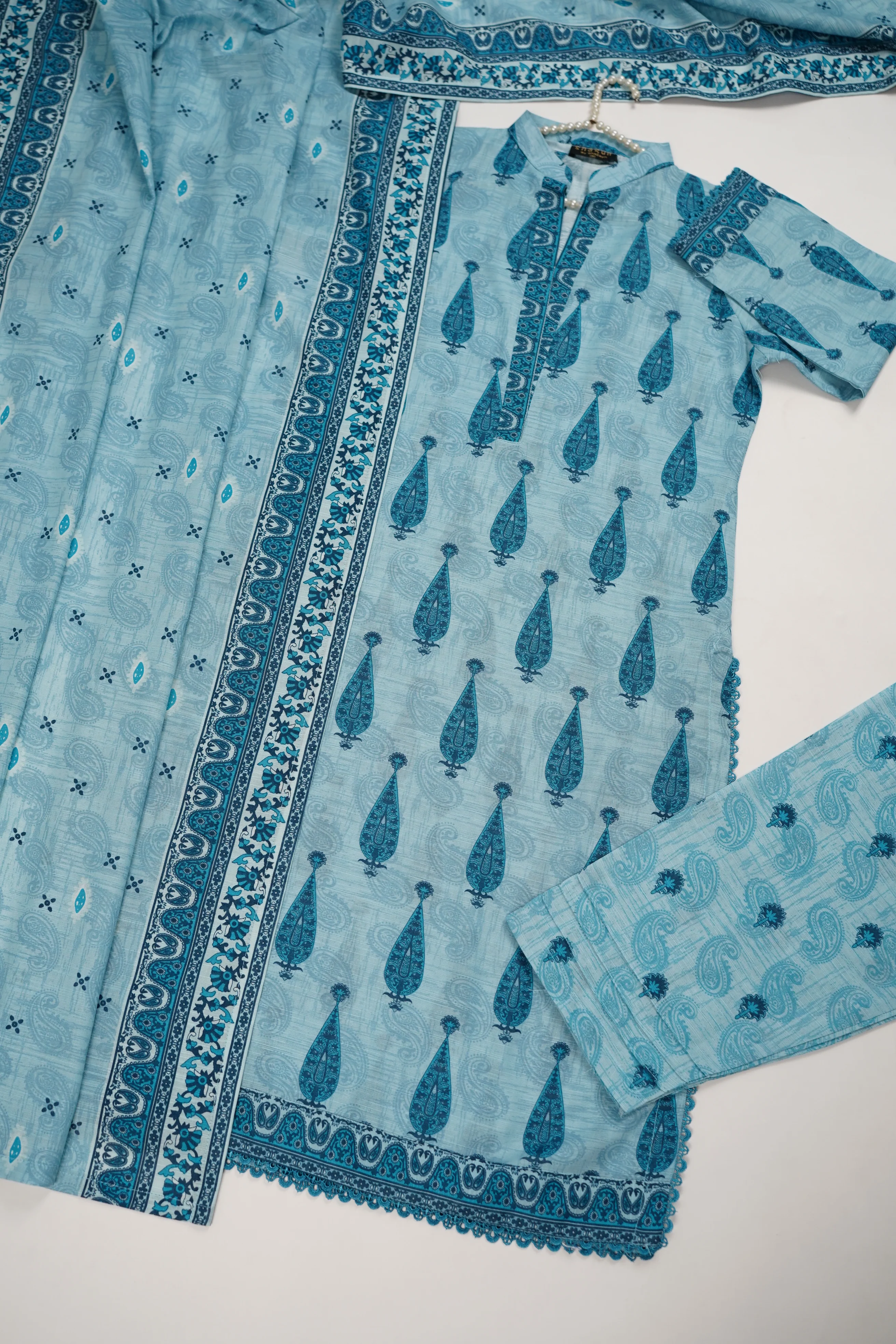 Original Tawakal khaddar 3pc collection MN-01 - Image 6