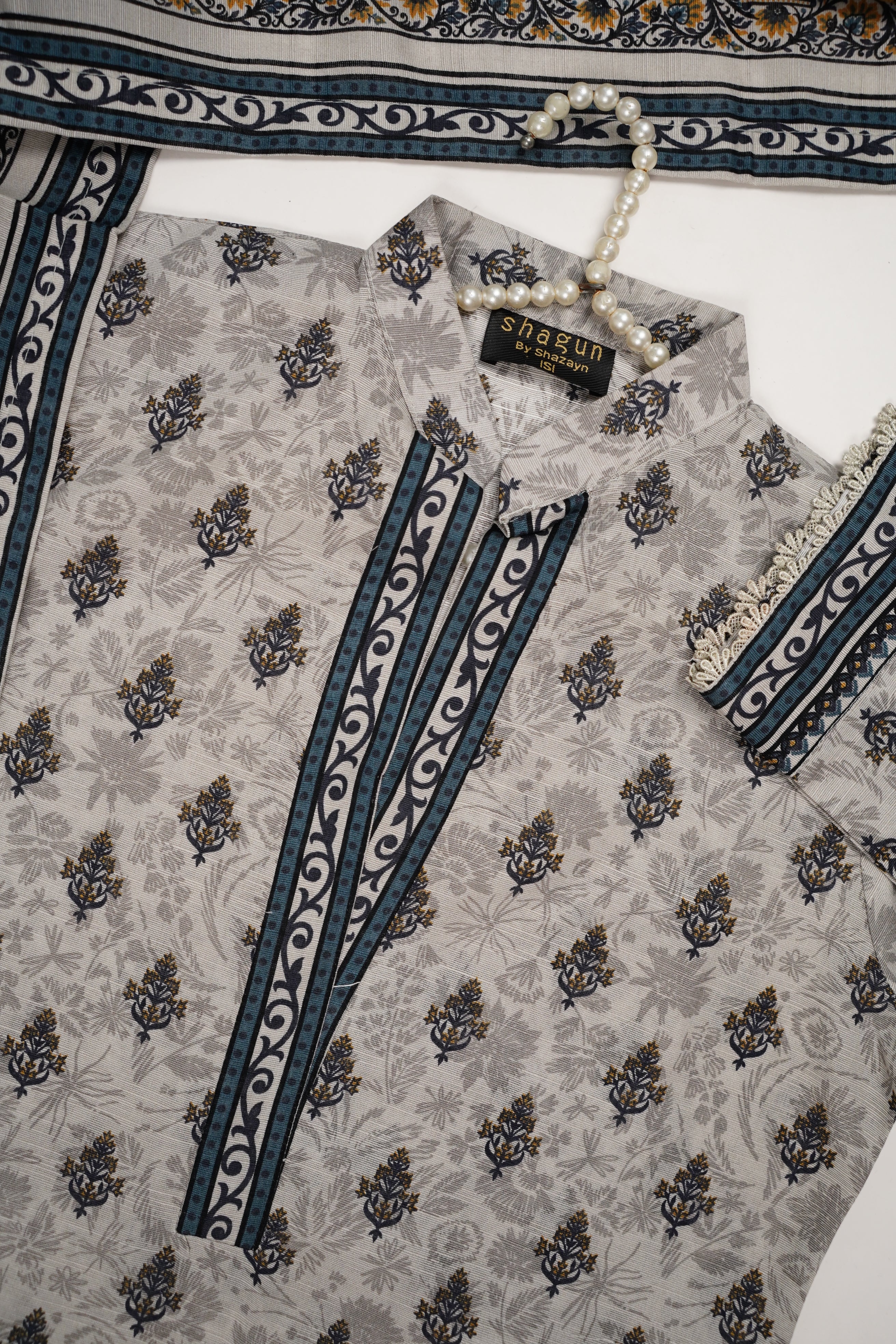 Original Tawakal khaddar 3pc collection MN-07 - Image 3